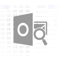 How to HEX view PST file