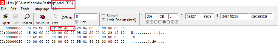 open-hex-to-view-priv-edb-file-header