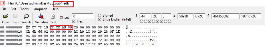 open-hex-to-view-pub-edb-file-header