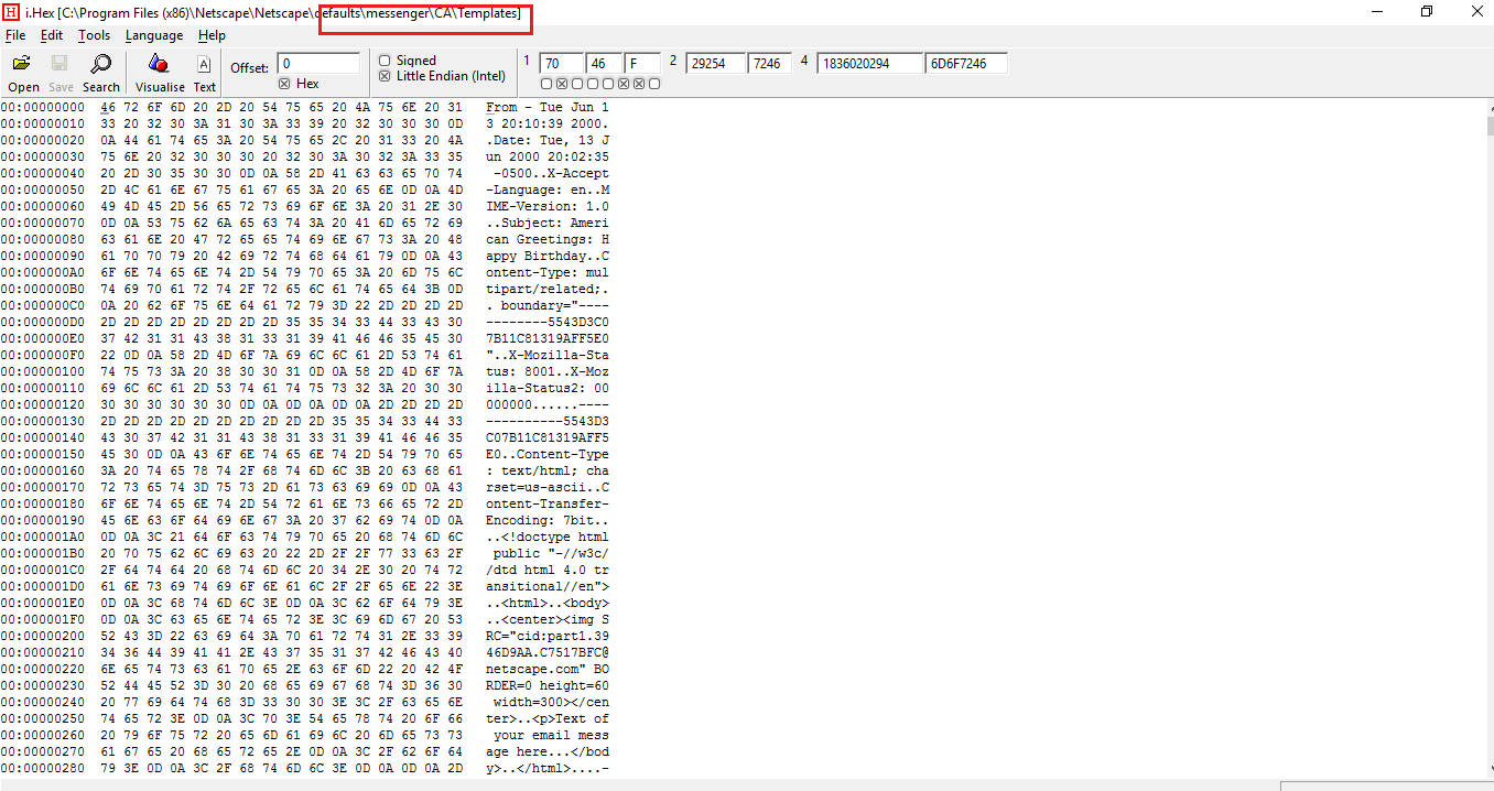 netscape-mail-hex-mbox-file-code