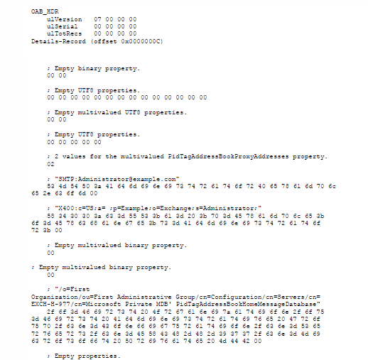 details-hexadecimal-code-oab-version-3